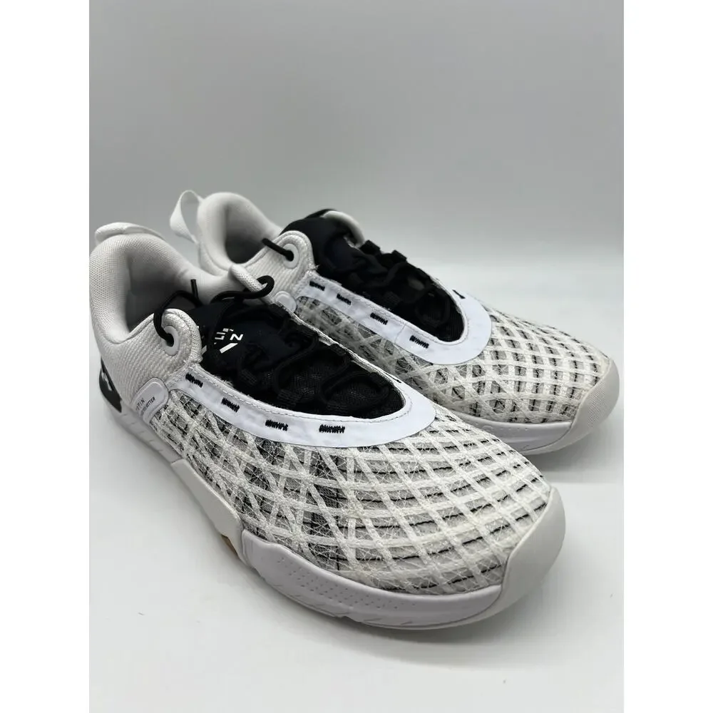 Under Armour TriBase Reign 5 Training Shoes White Black Size 12 NEW